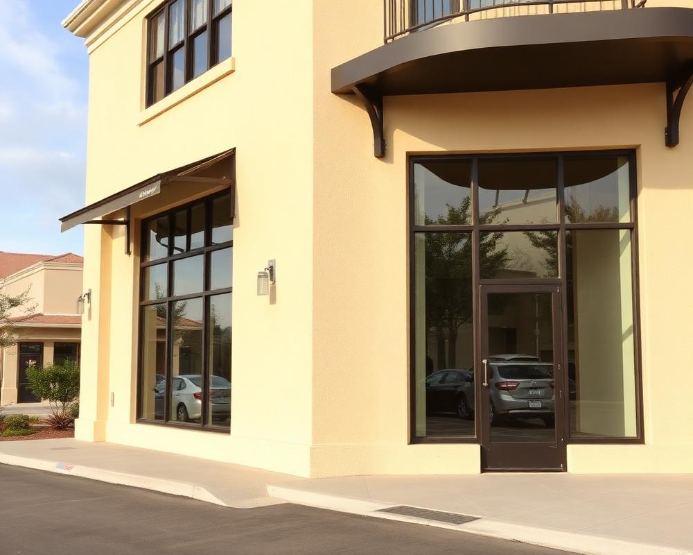 Commercial Stucco Facade